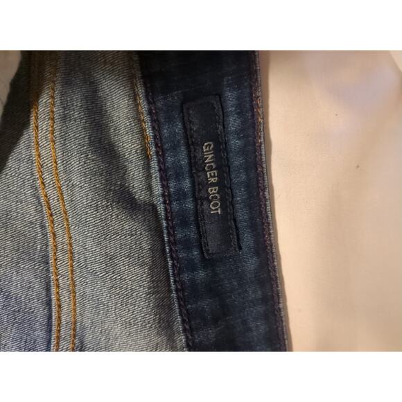 Lucky Brand Women's Plus Size 24W Emma Crop Jeans Blue Cotton Blend Zip Solid - Picture 4 of 9